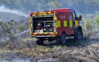 Wildfire warning following dry weather