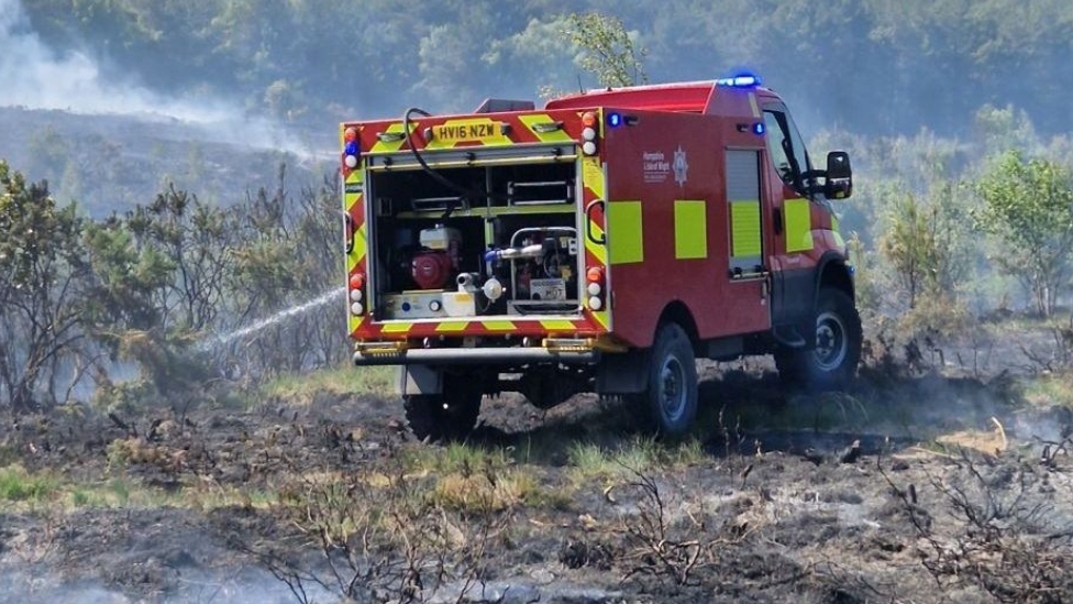 Wildfire warning following dry weather