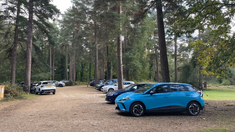 baker-12 Cars parked at Anderwood car park